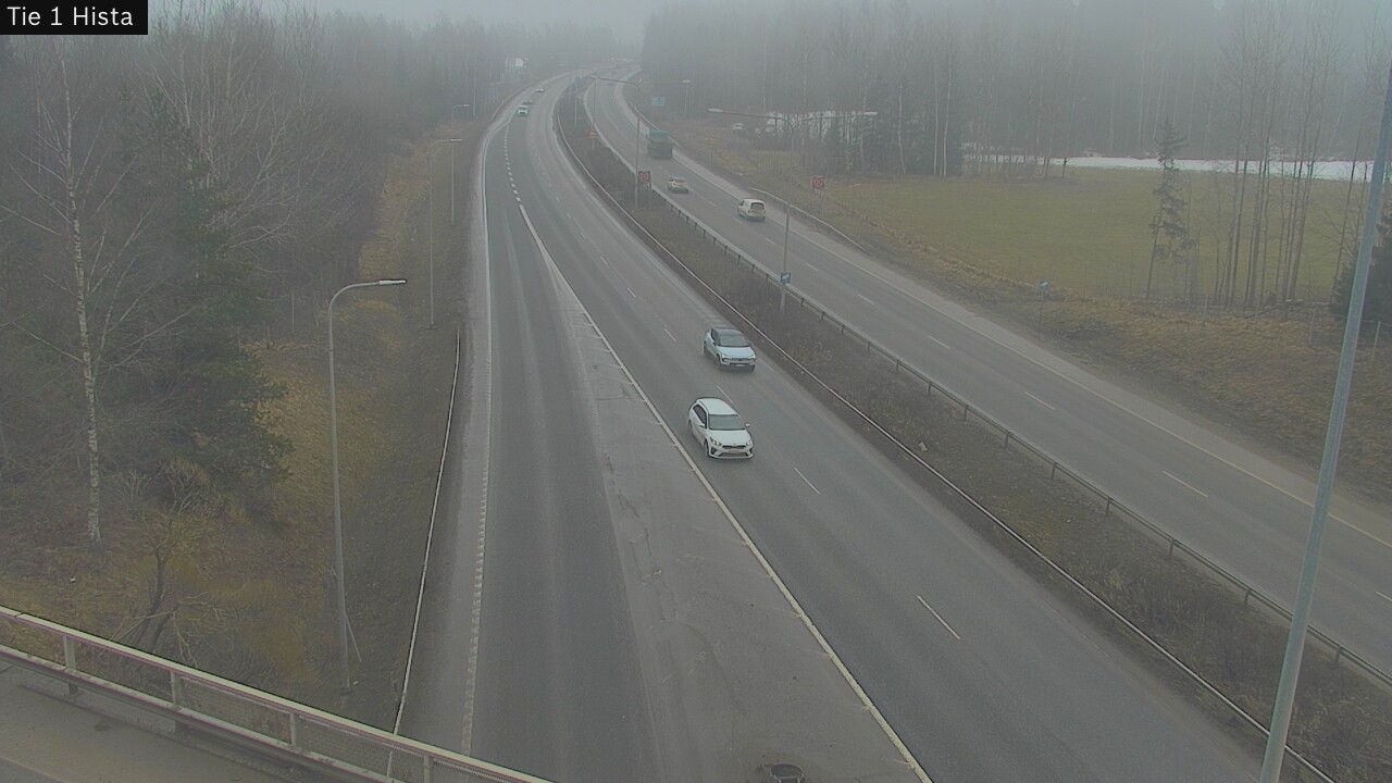 Weather Camera Image Road 1 Espoo, Hista, Espoo, Uusimaa