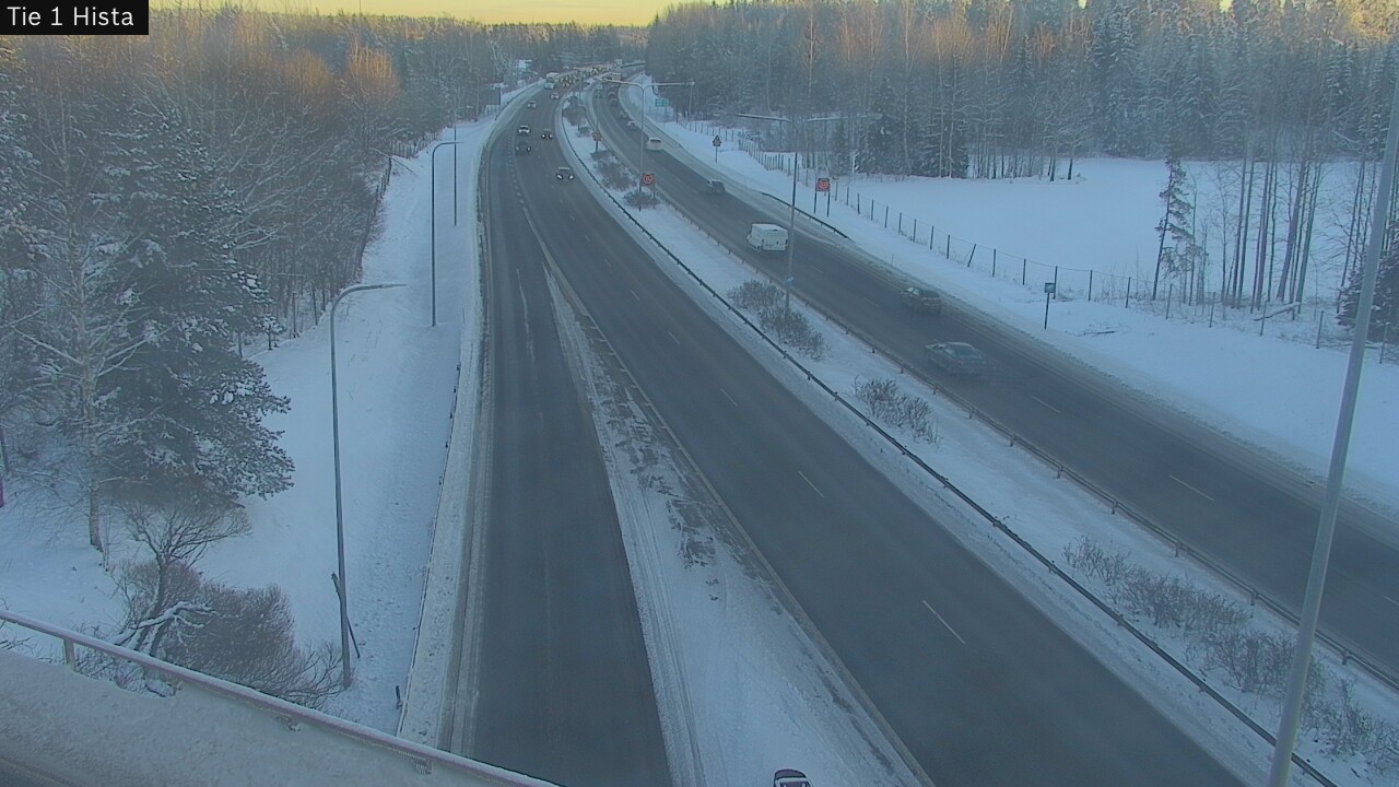 Weather Camera Image Road 1 Espoo, Hista, Espoo, Uusimaa