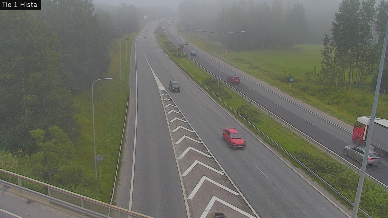 Weather Camera Image Road 1 Espoo, Hista, Espoo, Uusimaa