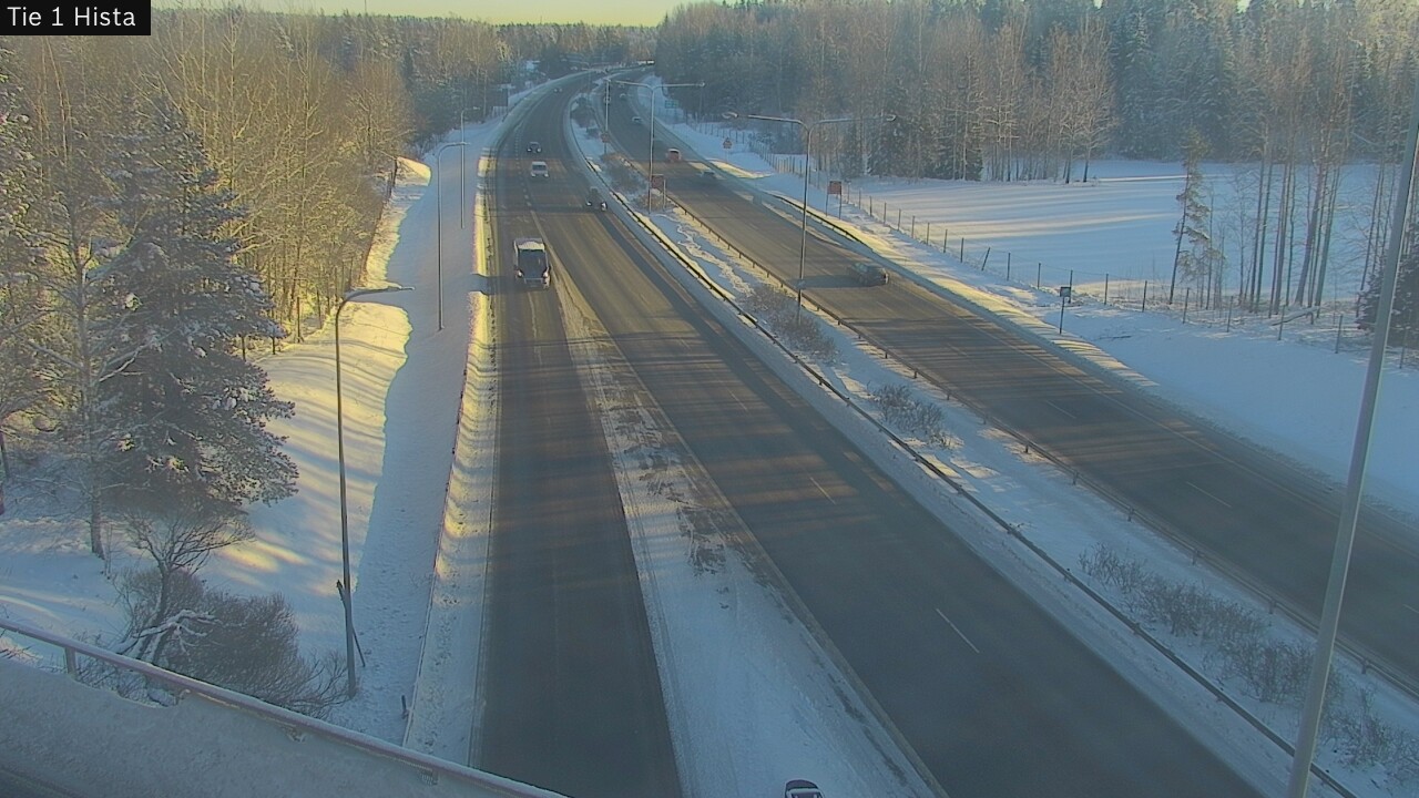 Weather Camera Image Road 1 Espoo, Hista, Espoo, Uusimaa