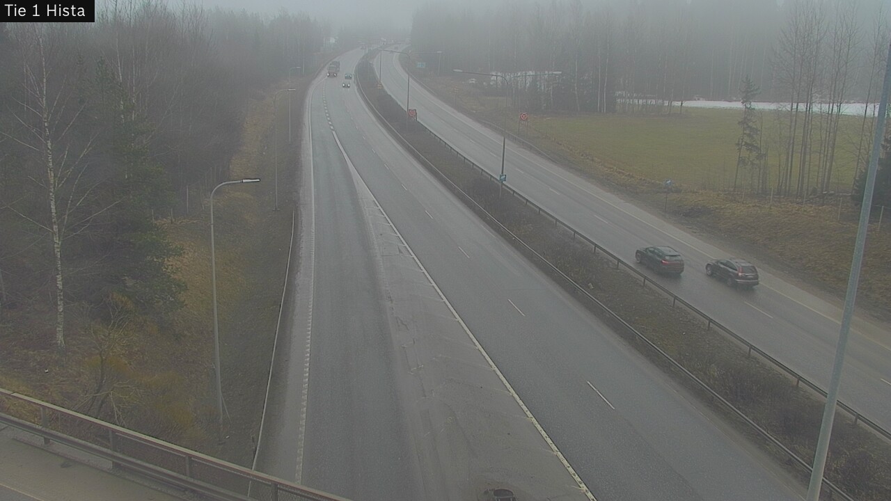 Weather Camera Image Road 1 Espoo, Hista, Espoo, Uusimaa