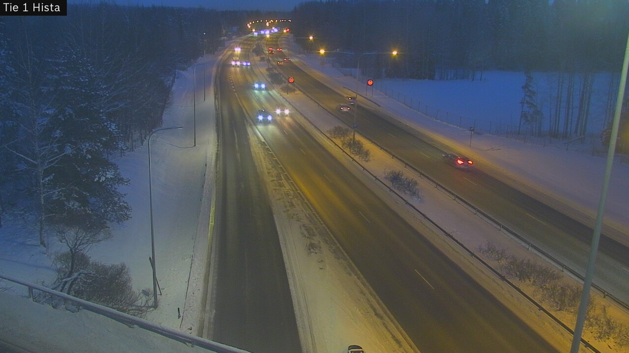 Weather Camera Image Road 1 Espoo, Hista, Espoo, Uusimaa