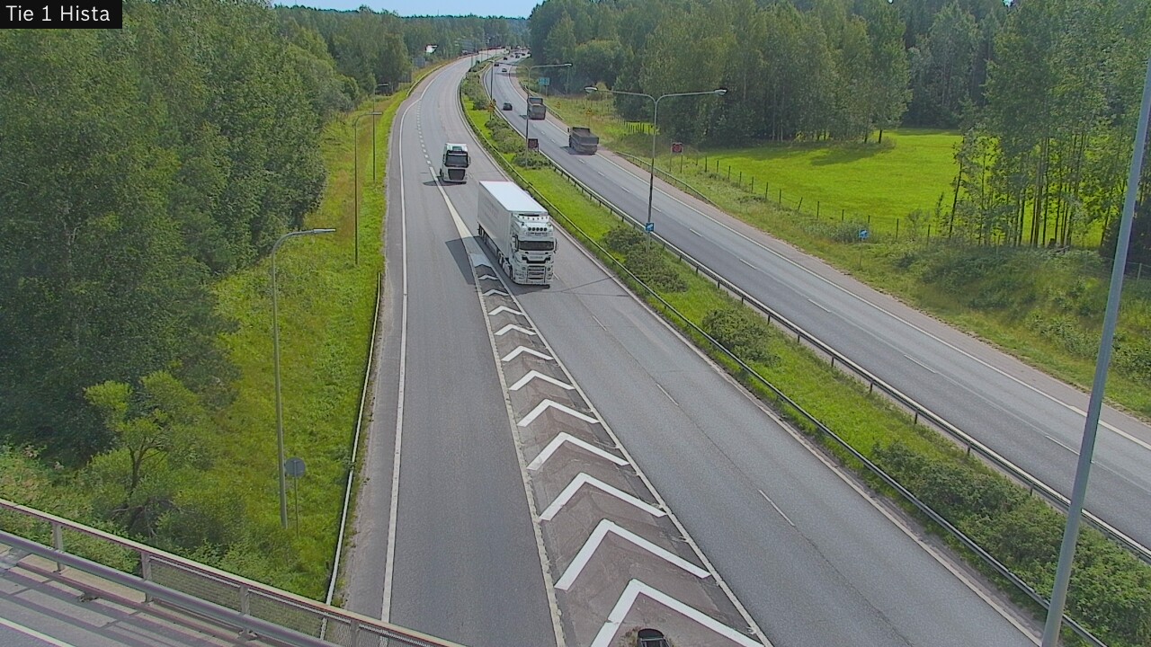 Weather Camera Image Road 1 Espoo, Hista, Espoo, Uusimaa