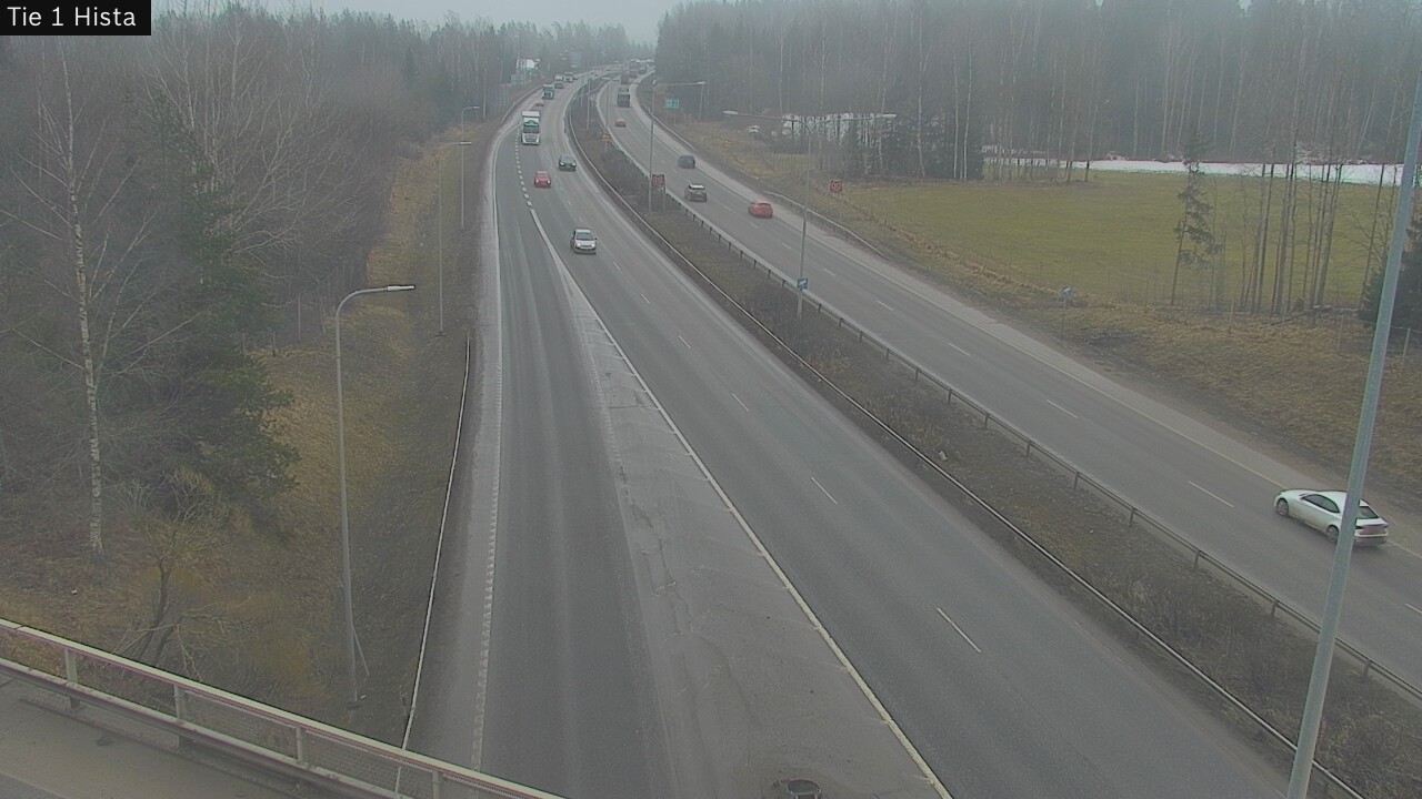 Weather Camera Image Road 1 Espoo, Hista, Espoo, Uusimaa