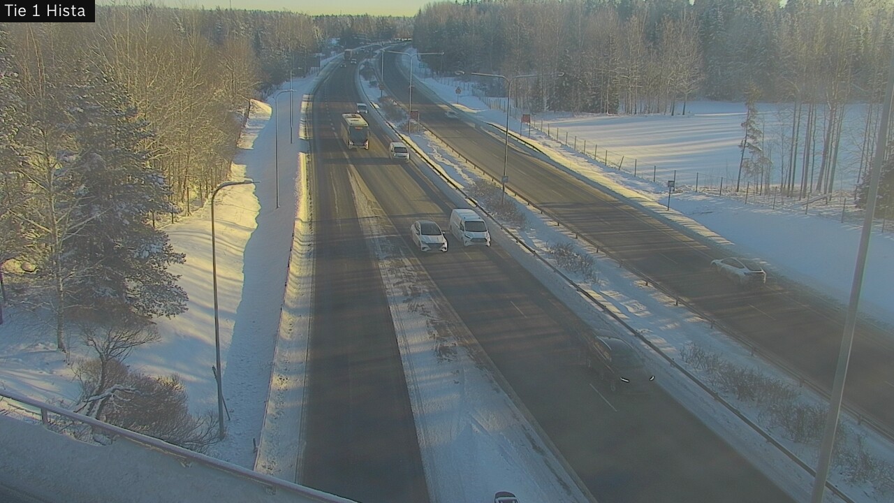 Weather Camera Image Road 1 Espoo, Hista, Espoo, Uusimaa