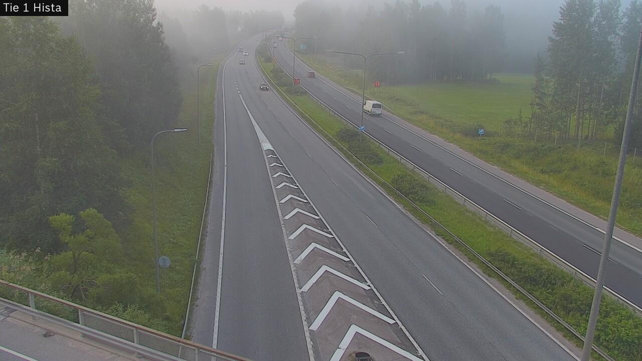 Weather Camera Image Road 1 Espoo, Hista, Espoo, Uusimaa