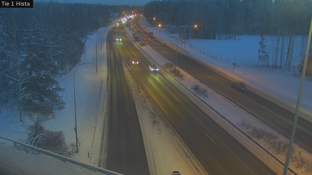 Weather Camera Image Road 1 Espoo, Hista, Espoo, Uusimaa
