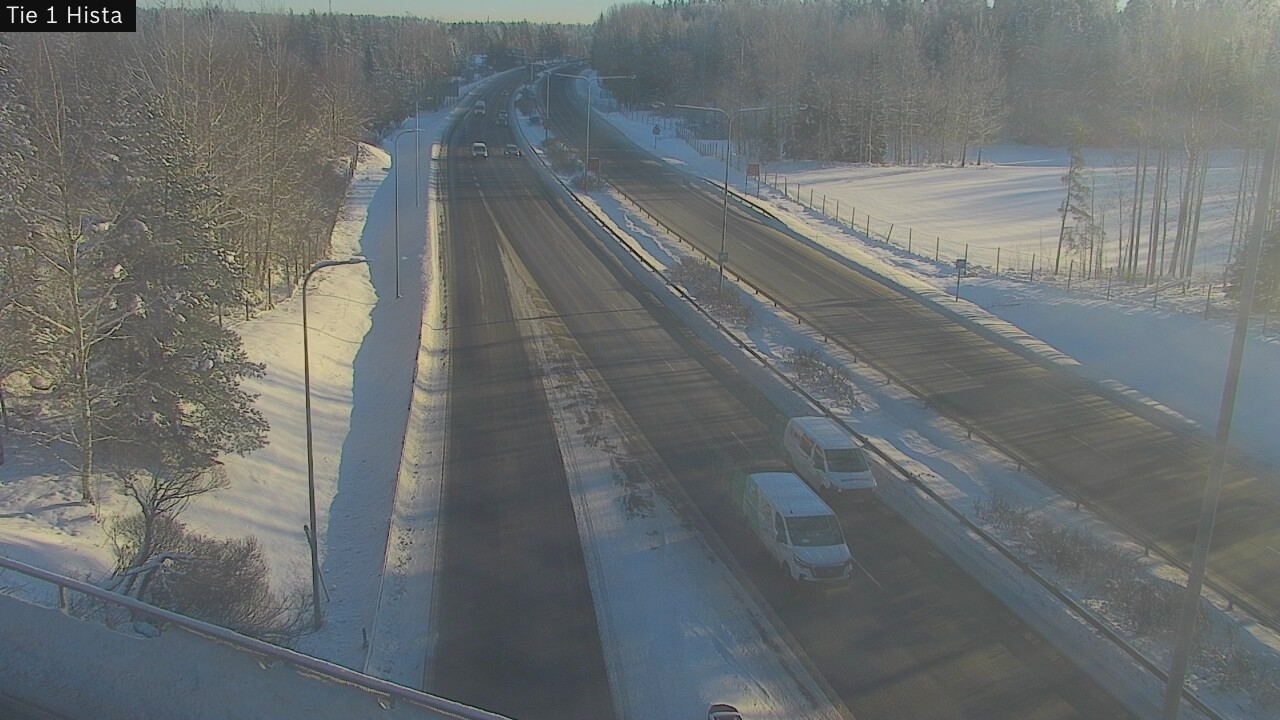 Weather Camera Image Road 1 Espoo, Hista, Espoo, Uusimaa