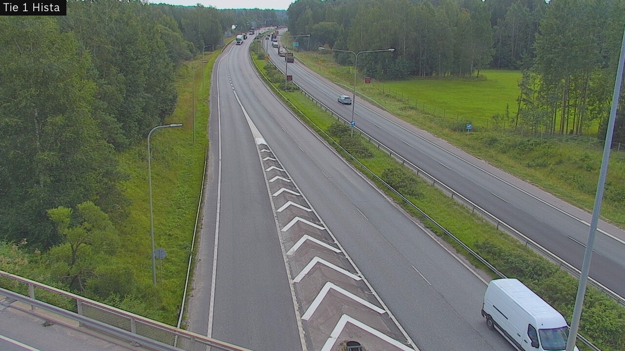 Weather Camera Image Road 1 Espoo, Hista, Espoo, Uusimaa