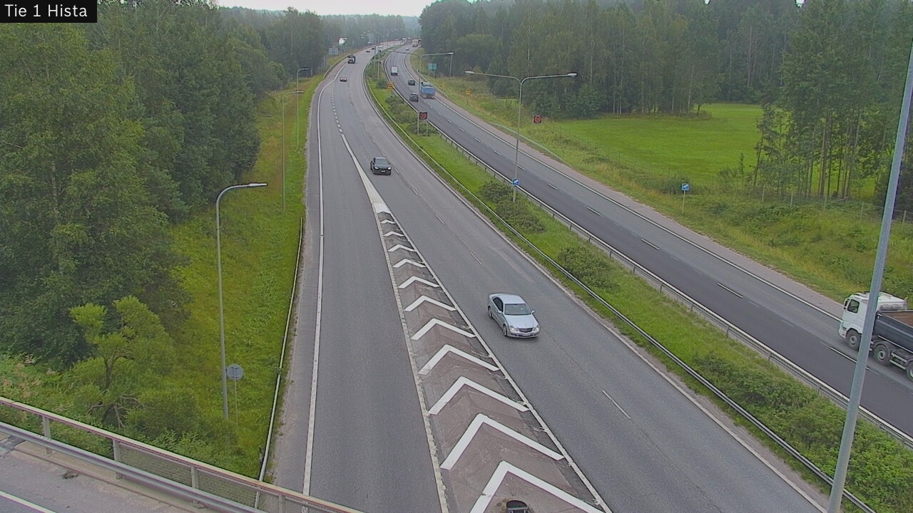 Weather Camera Image Road 1 Espoo, Hista, Espoo, Uusimaa