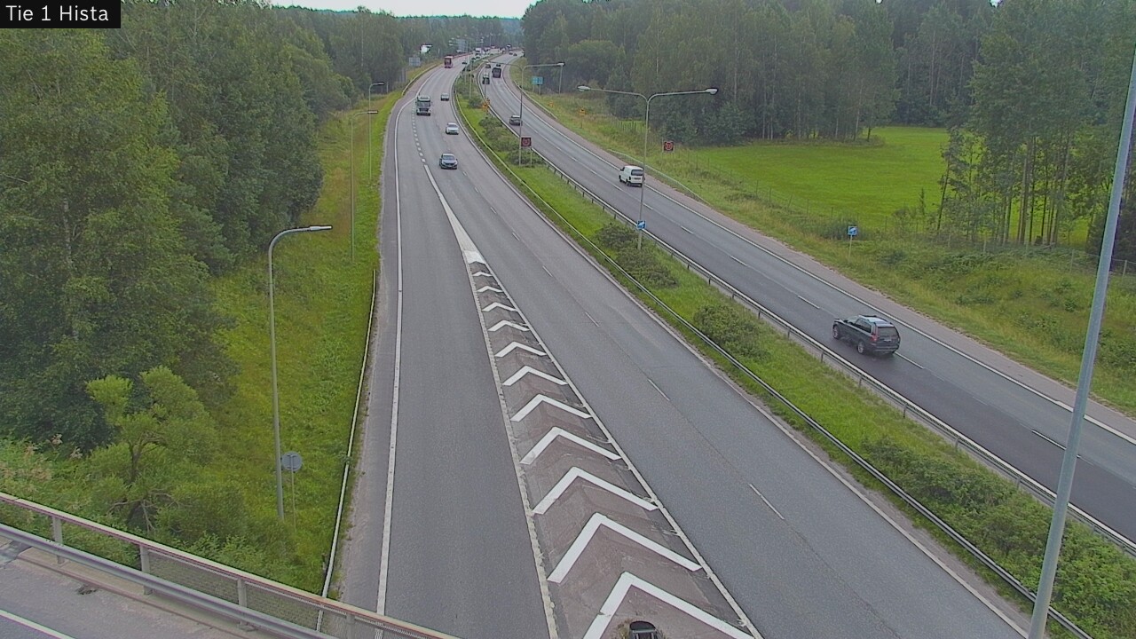 Weather Camera Image Road 1 Espoo, Hista, Espoo, Uusimaa