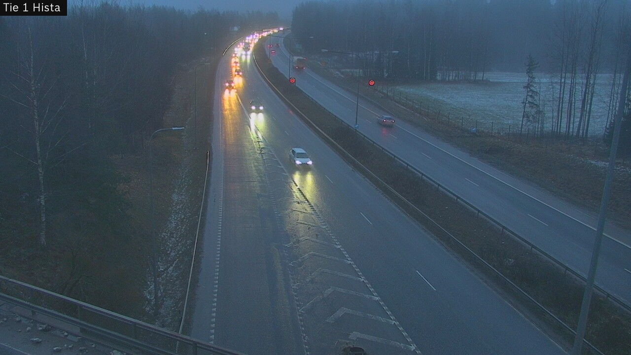 Weather Camera Image Road 1 Espoo, Hista, Espoo, Uusimaa