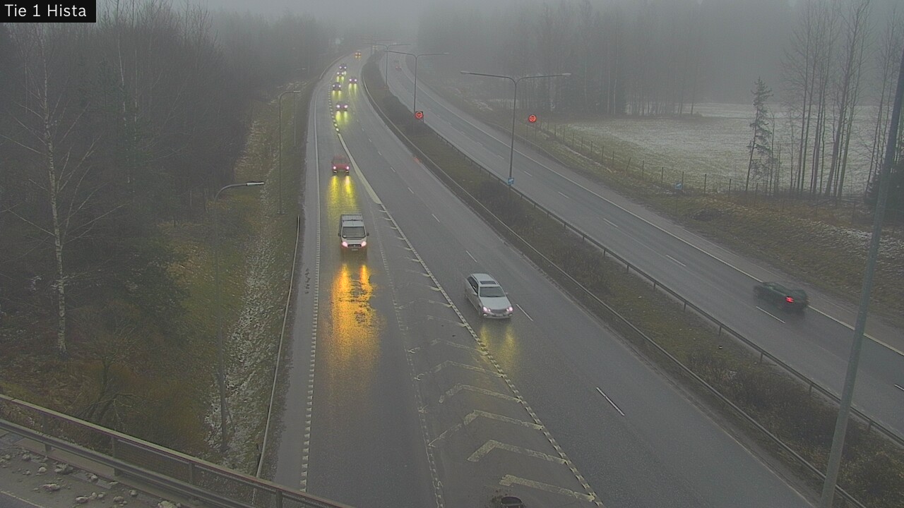 Weather Camera Image Road 1 Espoo, Hista, Espoo, Uusimaa