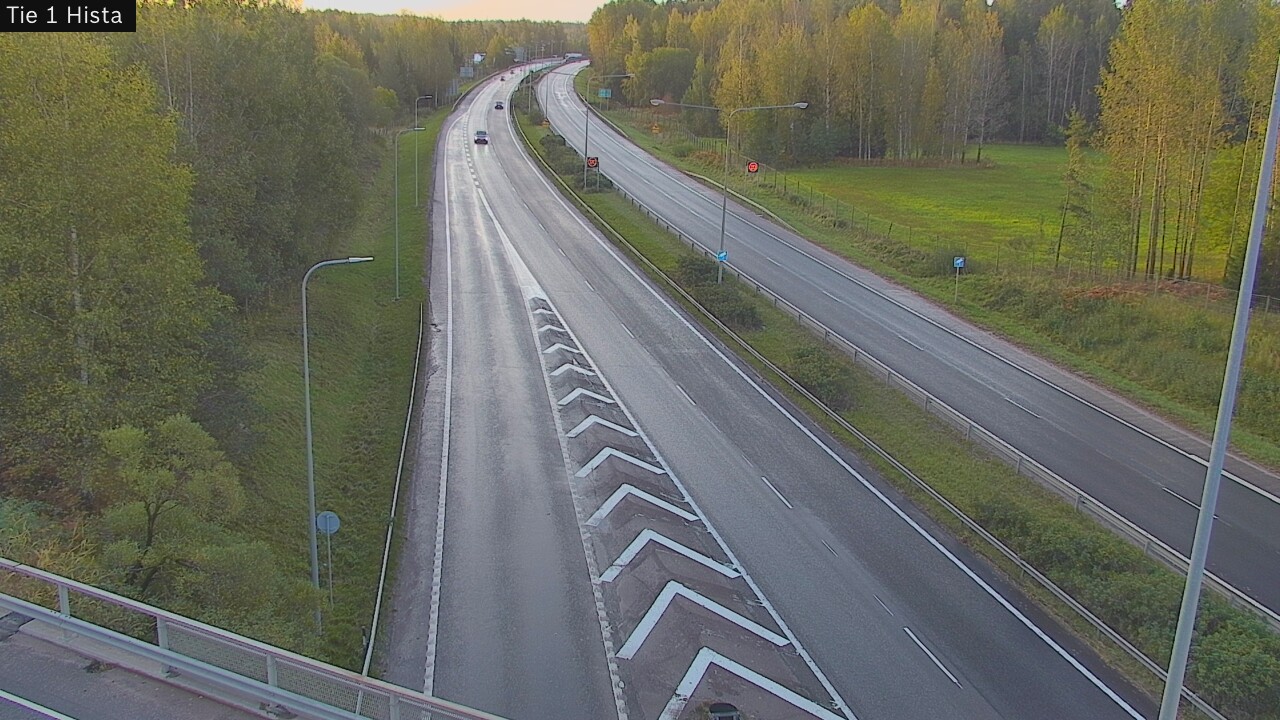 Weather Camera Image Väg 1 Esbo, Hista, Espoo, Uusimaa