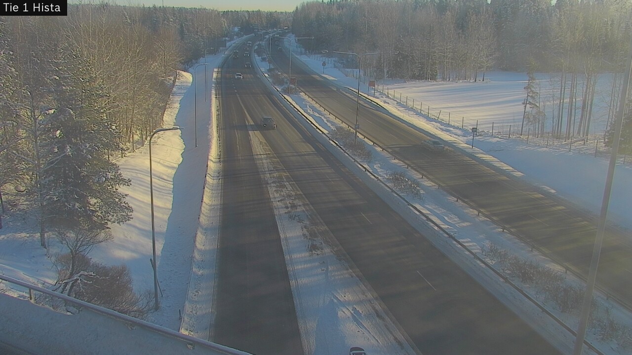 Weather Camera Image Road 1 Espoo, Hista, Espoo, Uusimaa