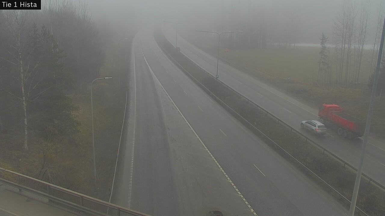 Weather Camera Image Road 1 Espoo, Hista, Espoo, Uusimaa