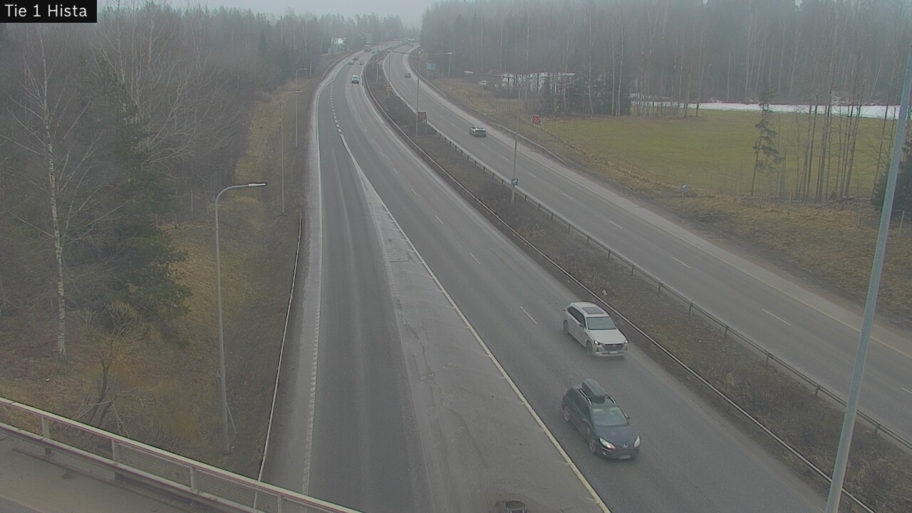 Weather Camera Image Road 1 Espoo, Hista, Espoo, Uusimaa