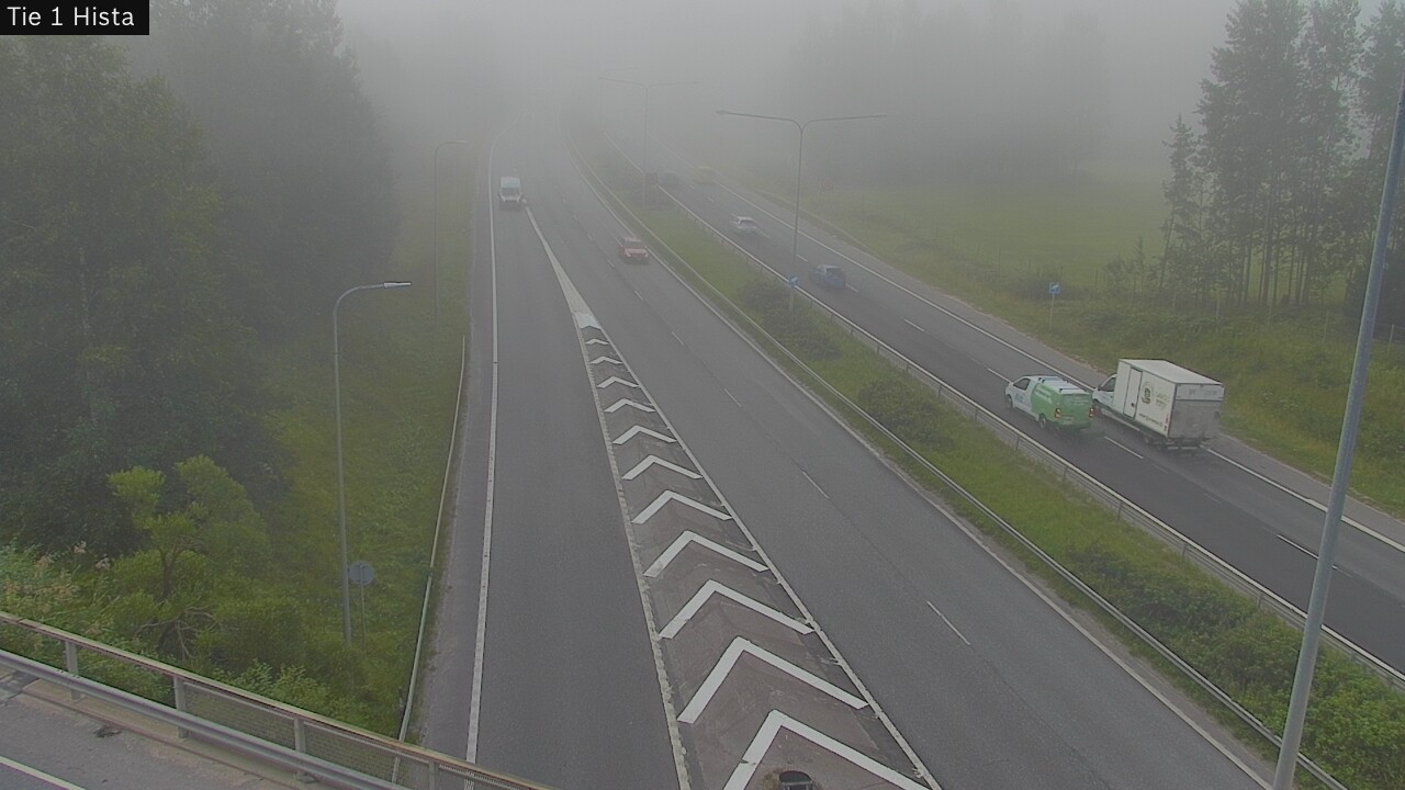 Weather Camera Image Road 1 Espoo, Hista, Espoo, Uusimaa
