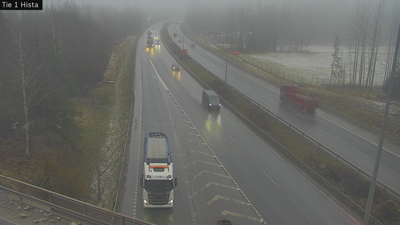 Weather Camera Image Road 1 Espoo, Hista, Espoo, Uusimaa