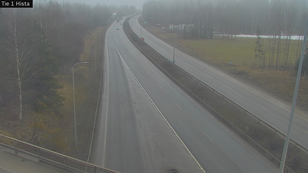 Weather Camera Image Road 1 Espoo, Hista, Espoo, Uusimaa