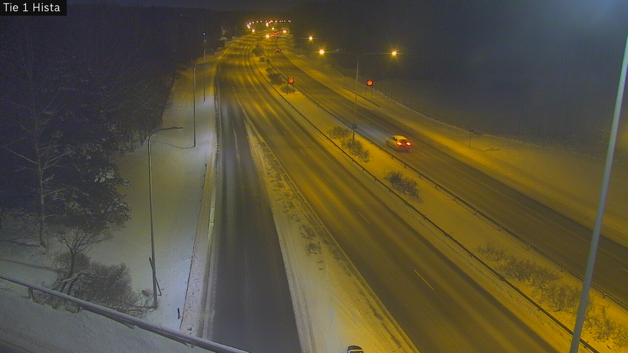Weather Camera Image Road 1 Espoo, Hista, Espoo, Uusimaa