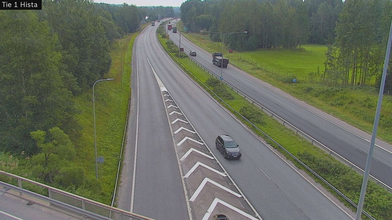 Weather Camera Image Road 1 Espoo, Hista, Espoo, Uusimaa