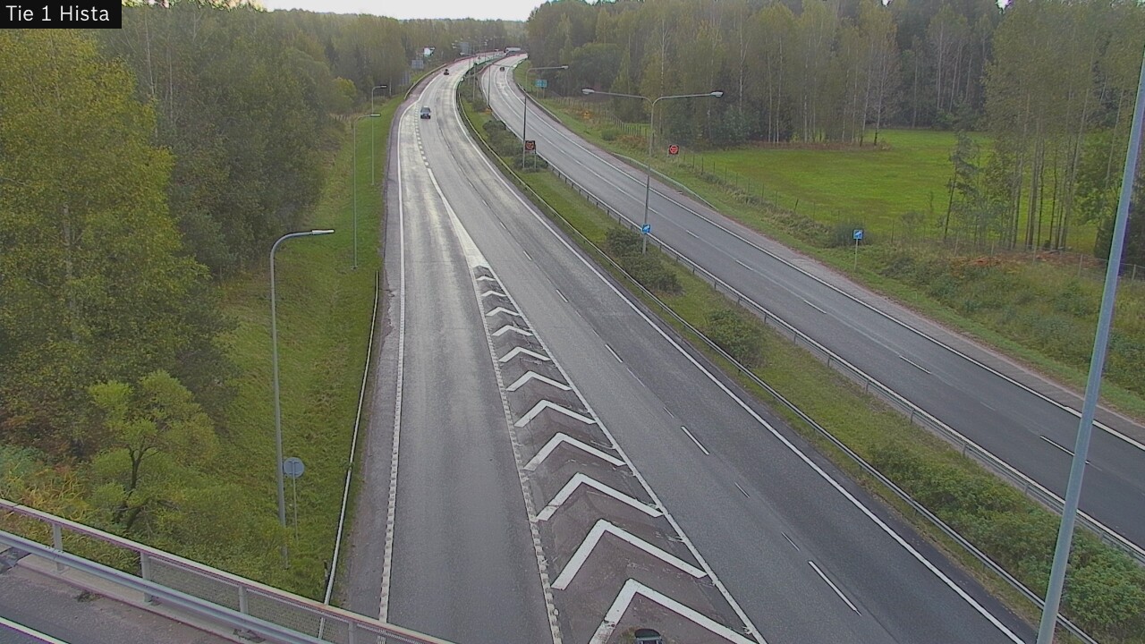 Weather Camera Image Road 1 Espoo, Hista, Espoo, Uusimaa