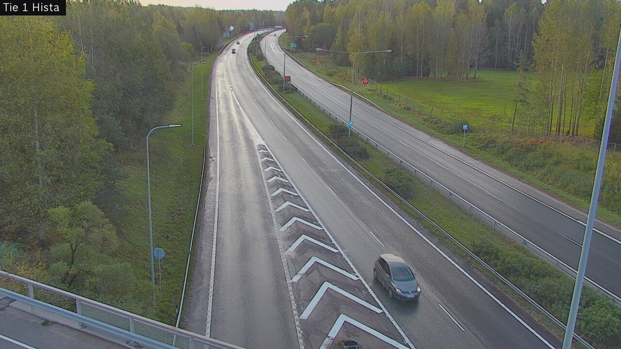 Weather Camera Image Road 1 Espoo, Hista, Espoo, Uusimaa