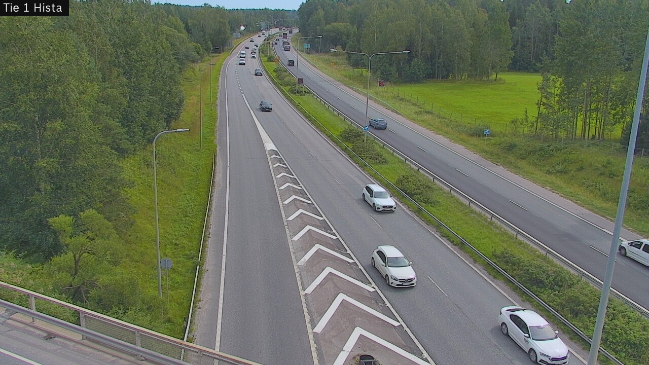 Weather Camera Image Road 1 Espoo, Hista, Espoo, Uusimaa