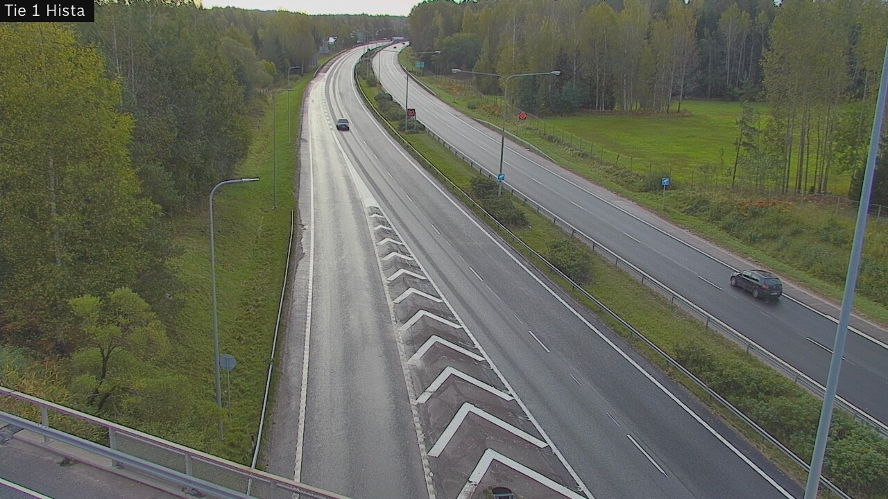 Weather Camera Image Road 1 Espoo, Hista, Espoo, Uusimaa