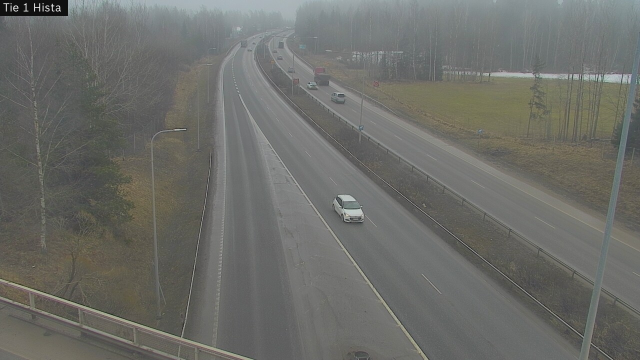 Weather Camera Image Road 1 Espoo, Hista, Espoo, Uusimaa