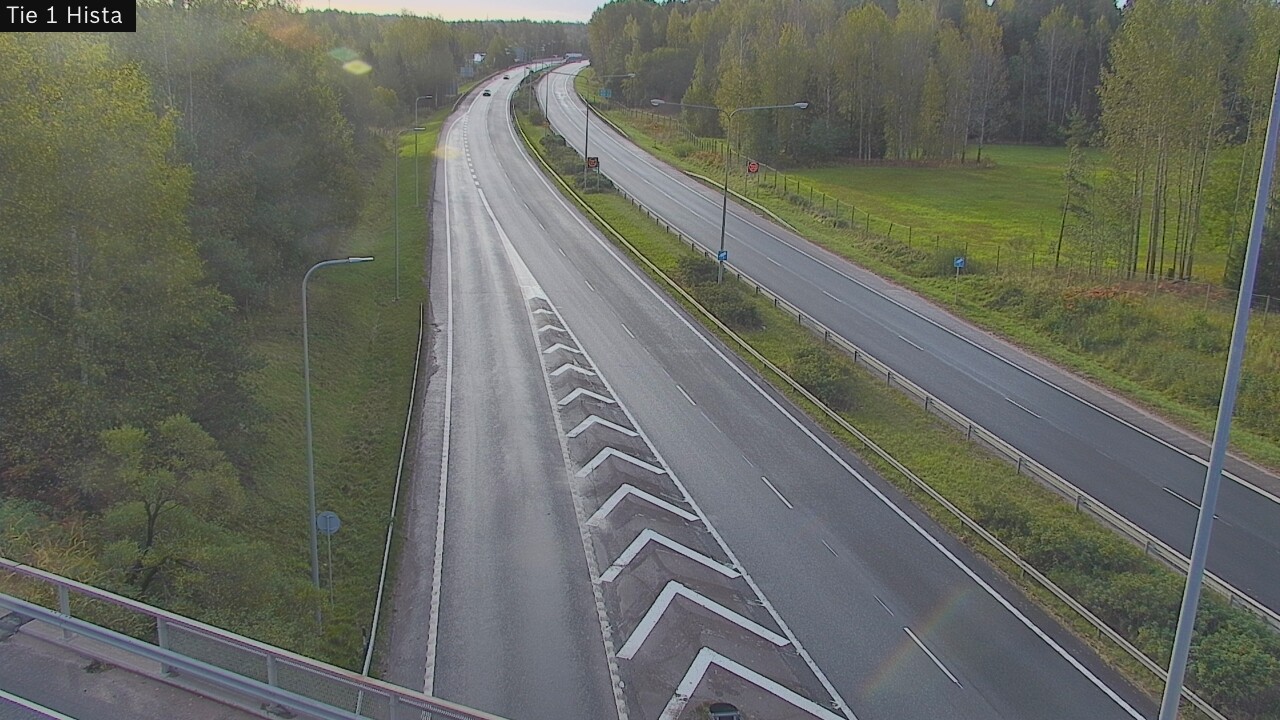 Weather Camera Image Road 1 Espoo, Hista, Espoo, Uusimaa
