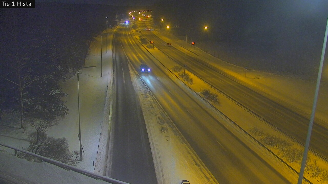 Weather Camera Image Road 1 Espoo, Hista, Espoo, Uusimaa