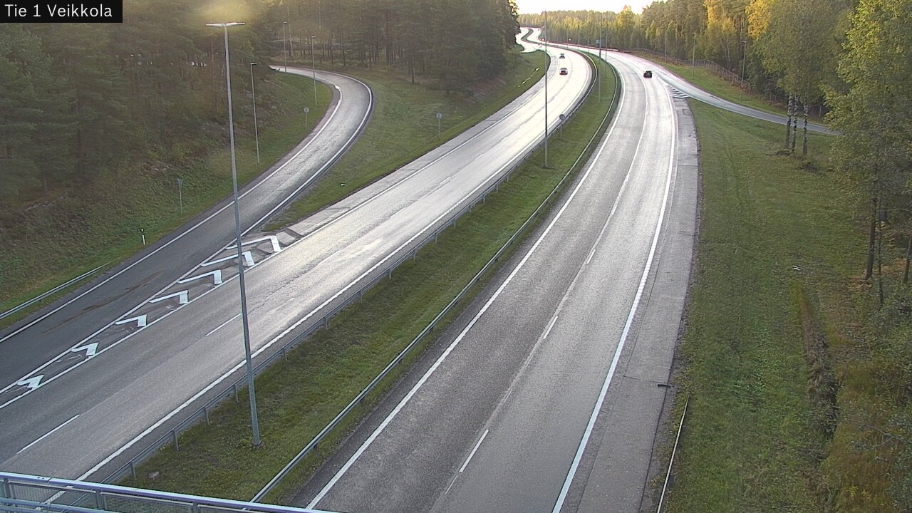 Weather Camera Image Road 1 Kirkkonummi, Veikkola, Kirkkonummi, Uusimaa