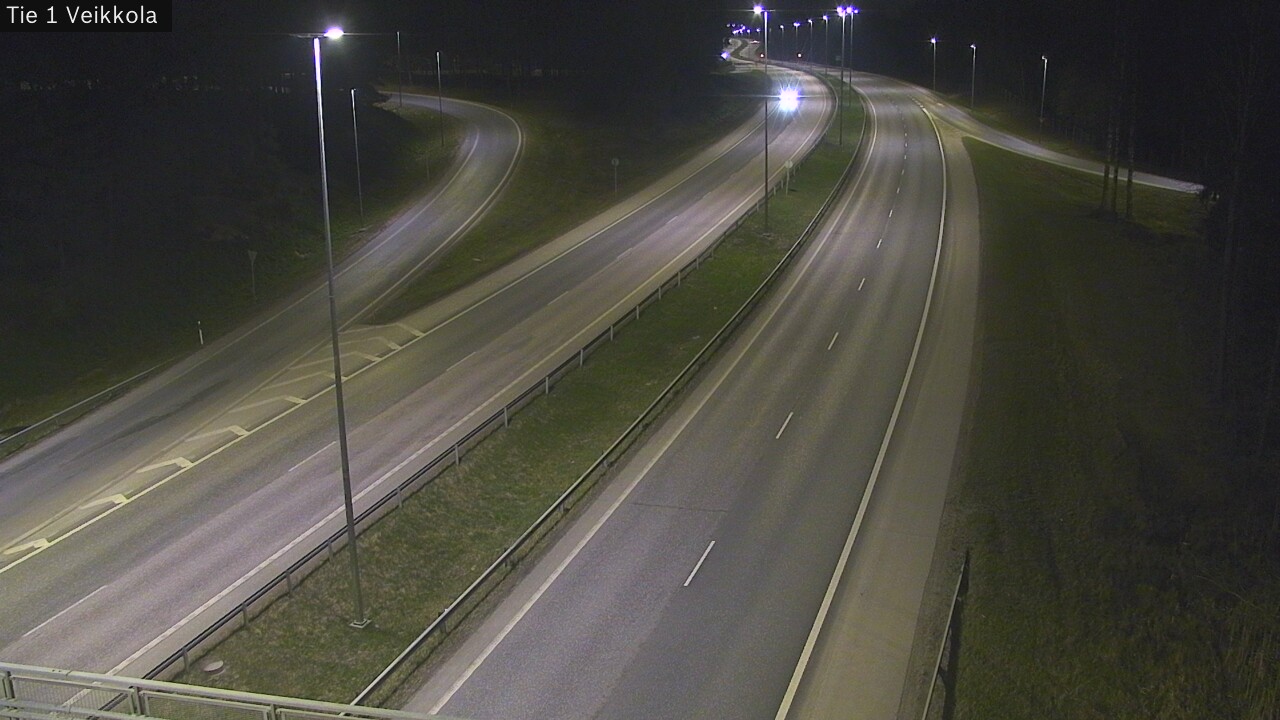 Weather Camera Image Road 1 Kirkkonummi, Veikkola, Kirkkonummi, Uusimaa