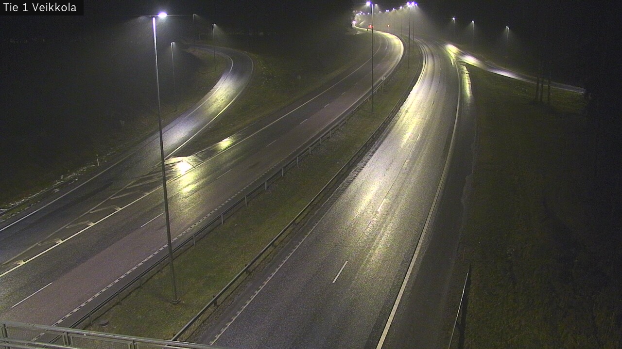 Weather Camera Image Väg 1 Kyrkslätt, Veikkola, Kirkkonummi, Uusimaa