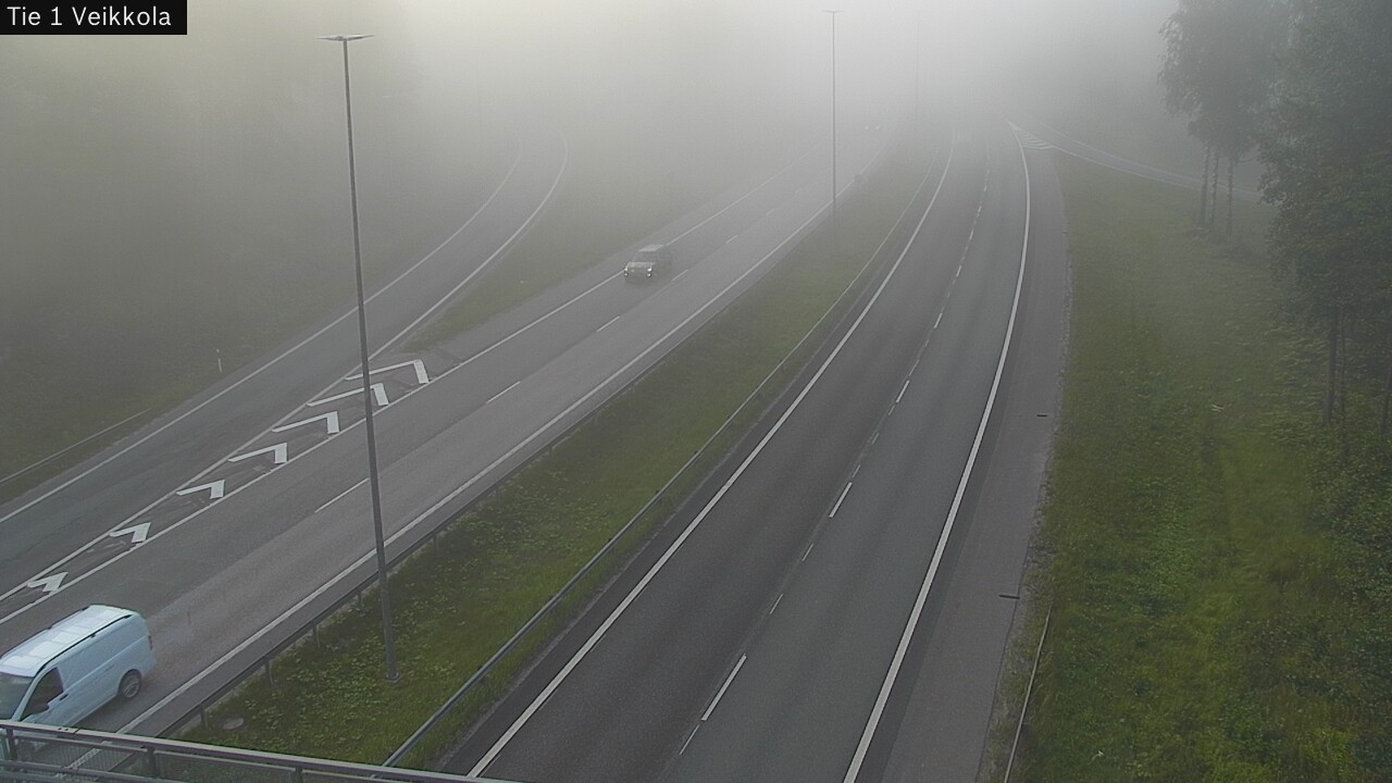 Weather Camera Image Road 1 Kirkkonummi, Veikkola, Kirkkonummi, Uusimaa