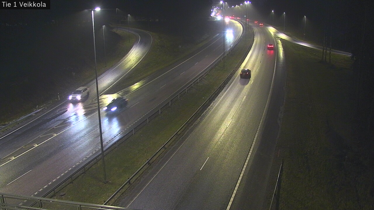 Weather Camera Image Väg 1 Kyrkslätt, Veikkola, Kirkkonummi, Uusimaa