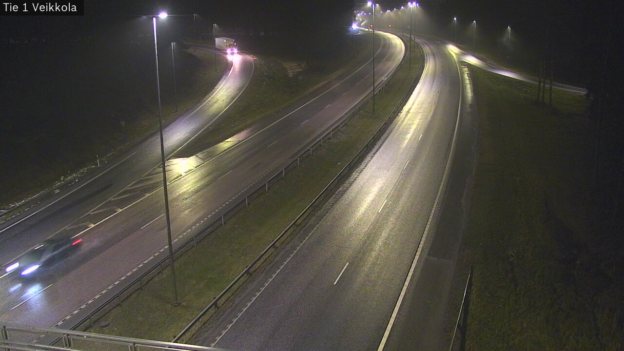 Weather Camera Image Väg 1 Kyrkslätt, Veikkola, Kirkkonummi, Uusimaa