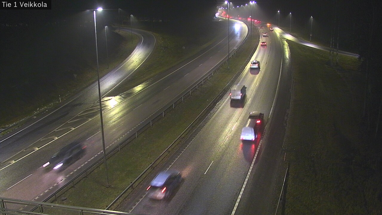 Weather Camera Image Väg 1 Kyrkslätt, Veikkola, Kirkkonummi, Uusimaa