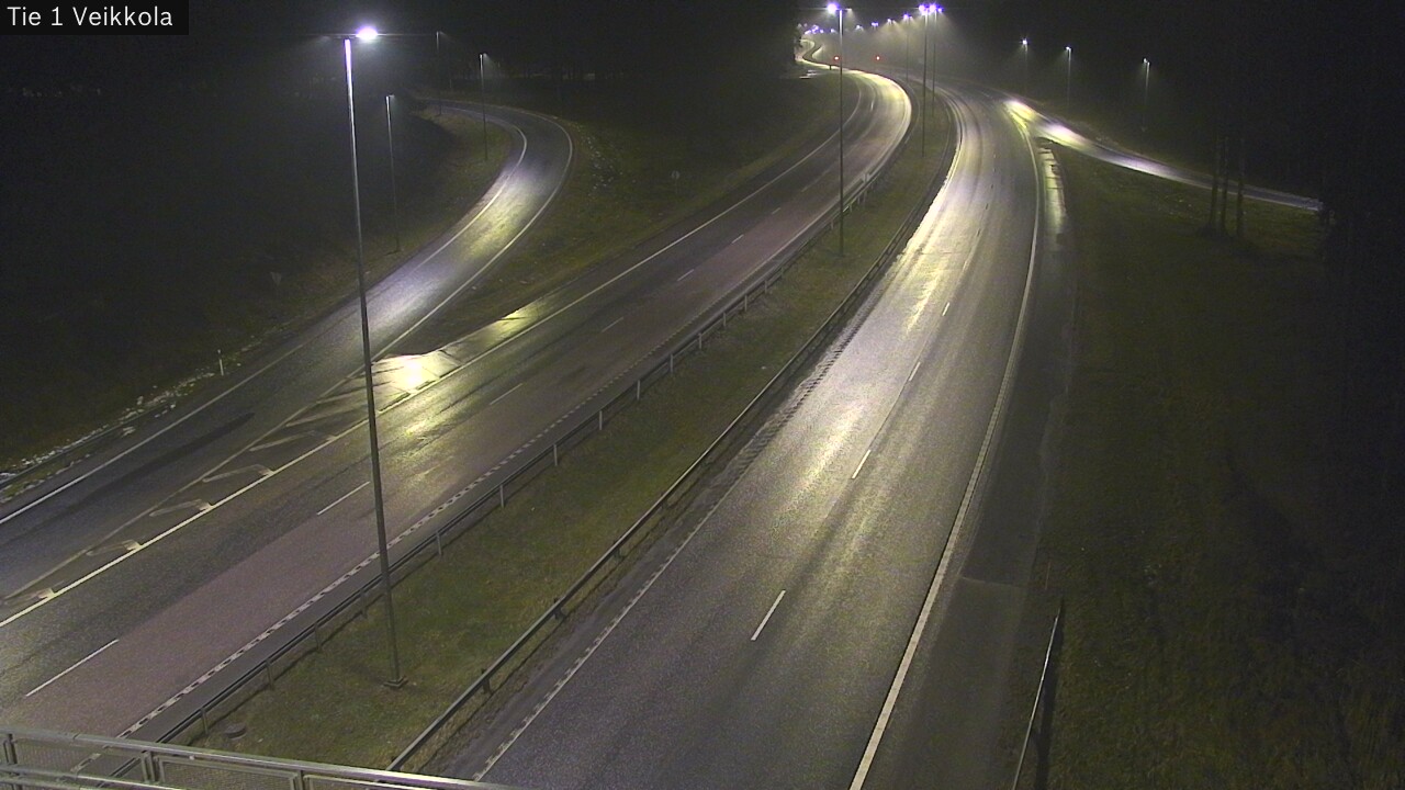 Weather Camera Image Väg 1 Kyrkslätt, Veikkola, Kirkkonummi, Uusimaa