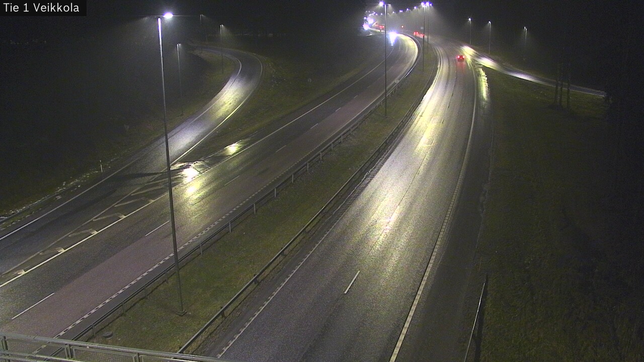 Weather Camera Image Väg 1 Kyrkslätt, Veikkola, Kirkkonummi, Uusimaa