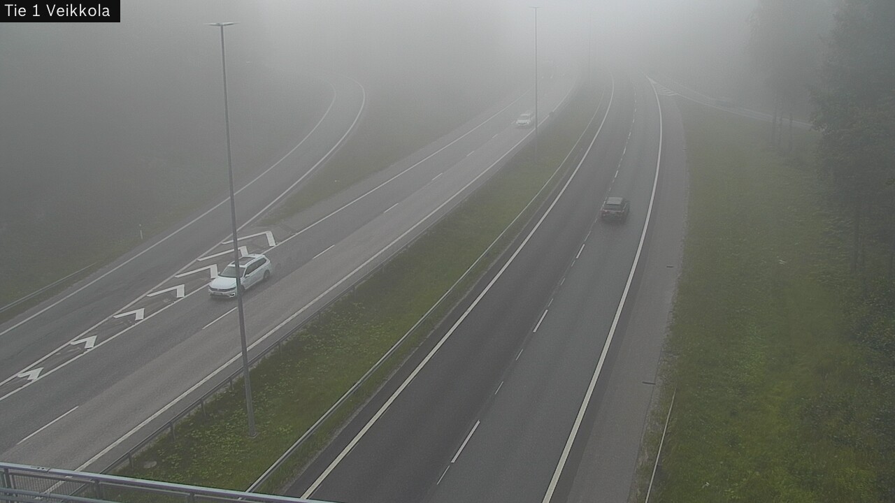 Weather Camera Image Road 1 Kirkkonummi, Veikkola, Kirkkonummi, Uusimaa