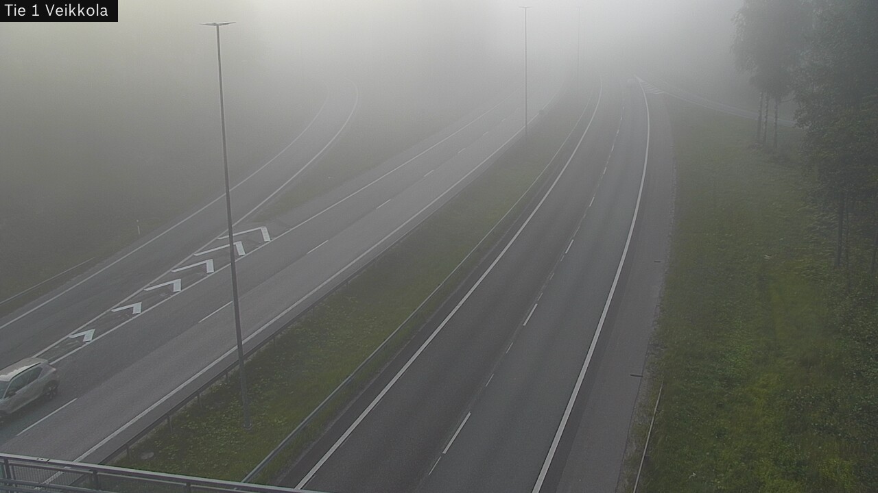 Weather Camera Image Road 1 Kirkkonummi, Veikkola, Kirkkonummi, Uusimaa