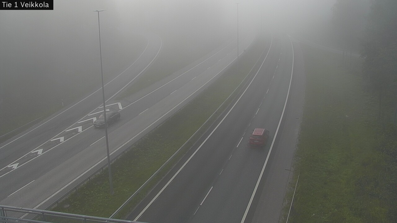 Weather Camera Image Road 1 Kirkkonummi, Veikkola, Kirkkonummi, Uusimaa