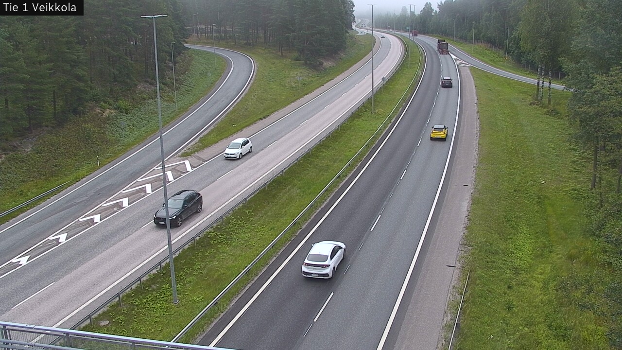 Weather Camera Image Road 1 Kirkkonummi, Veikkola, Kirkkonummi, Uusimaa
