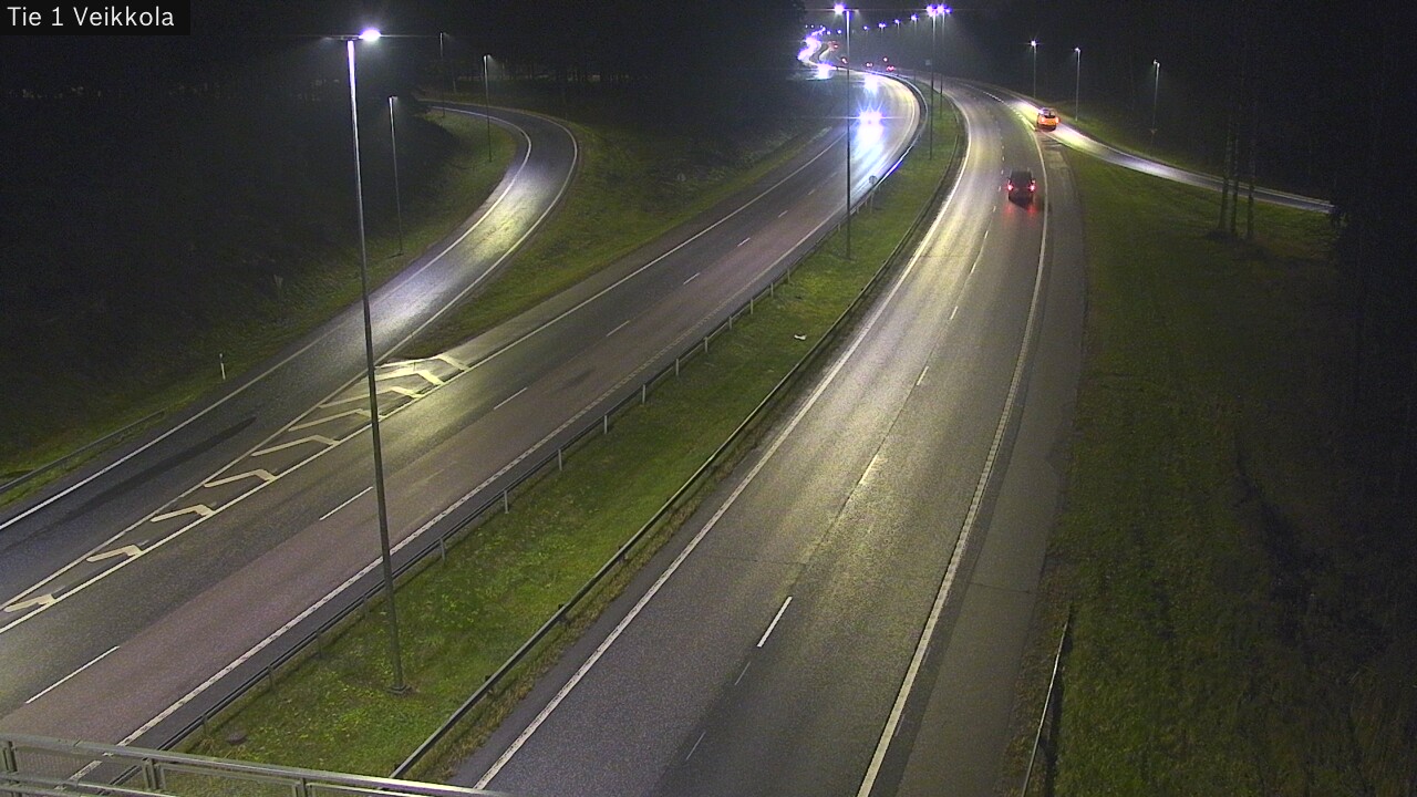 Weather Camera Image Väg 1 Kyrkslätt, Veikkola, Kirkkonummi, Uusimaa