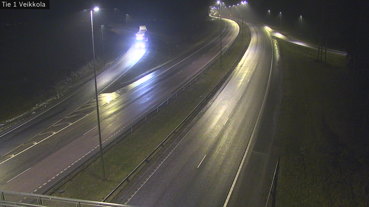 Weather Camera Image Väg 1 Kyrkslätt, Veikkola, Kirkkonummi, Uusimaa