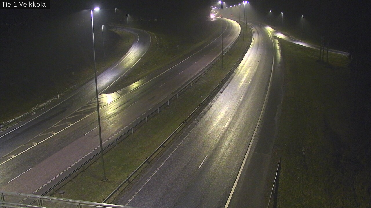 Weather Camera Image Väg 1 Kyrkslätt, Veikkola, Kirkkonummi, Uusimaa