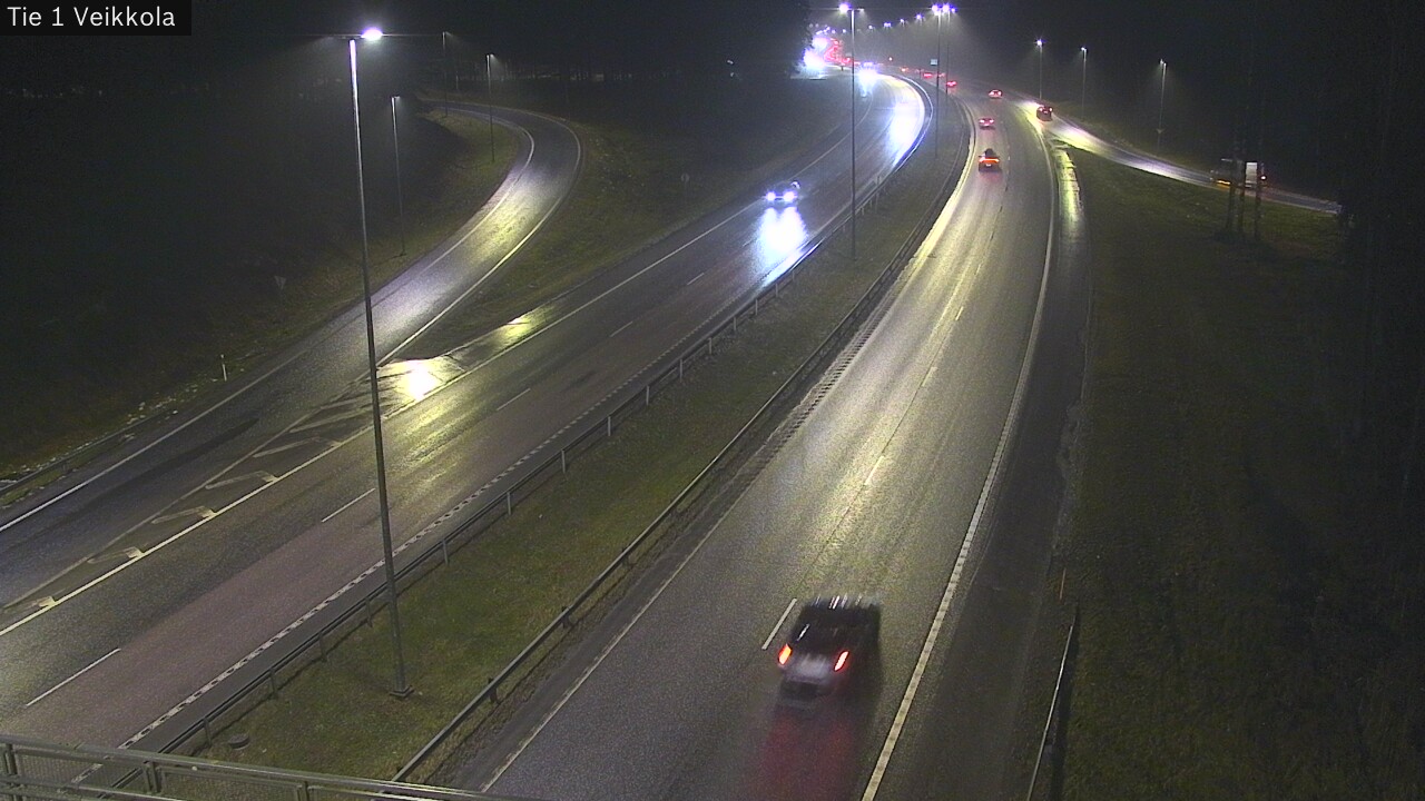 Weather Camera Image Väg 1 Kyrkslätt, Veikkola, Kirkkonummi, Uusimaa